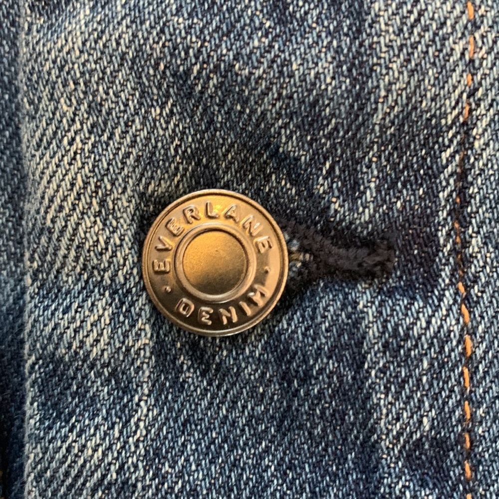 Everlane Dark Blue Denim Jean Jacket - Picture 7 of 16